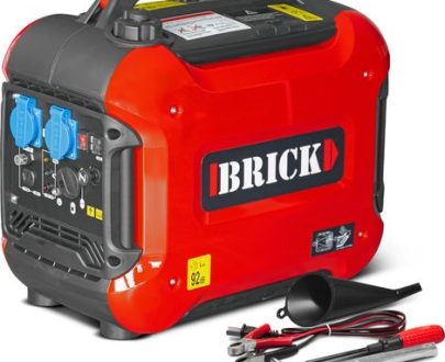 BRICK Brick – Groupe électrogène inverter silencieux 1880W – 2 prises 230V – Moteur 4 temps 79.7cc – Autonomie 5H – Arrêt automatique surcharge vue principale