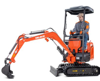DELEKS M100 – Mini-pelle 1 t, moteur Kubota D722