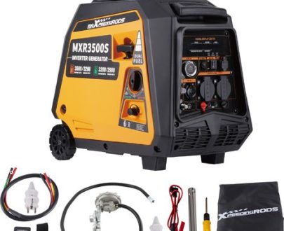 MAXPEEDINGRODS Maxpeedingrods – Groupe électrogène inverter 3500W essence/GPL – Démarrage électrique – Autonomie 24h – 2 prises USB et 230V – Silencieux 62dB vue principale