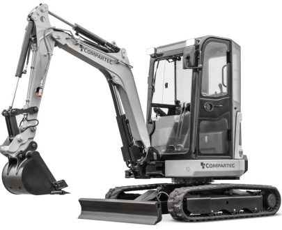Mini-pelle "Bobmaster Ultimate" - Moteur diesel Yanmar, 2680 kg avec bras articulé + joystick vue principale